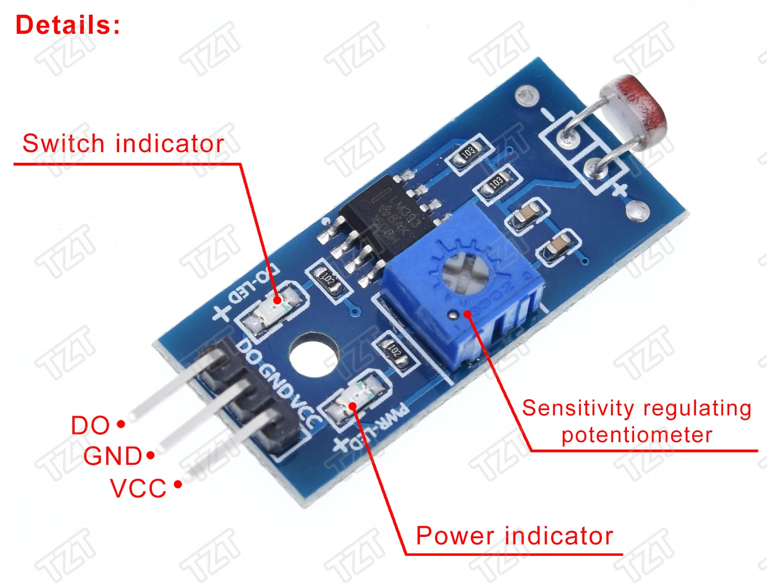 Модуль светочувствительного датчика светильник модуль обнаружения для Arduino DIY Kit