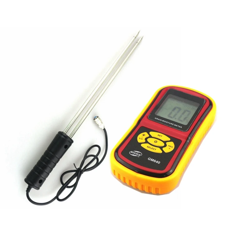 GM640 Digital Grain Moisture Meter Humidity Tester 530 Temp Corn