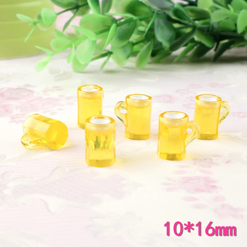 

8Pcs/Lot Beer Mug Bottle Polymer Slime Charms Lizun Modeling Clay DIY Kit Accesorios Box Toy For Children Slime Supplies Filler