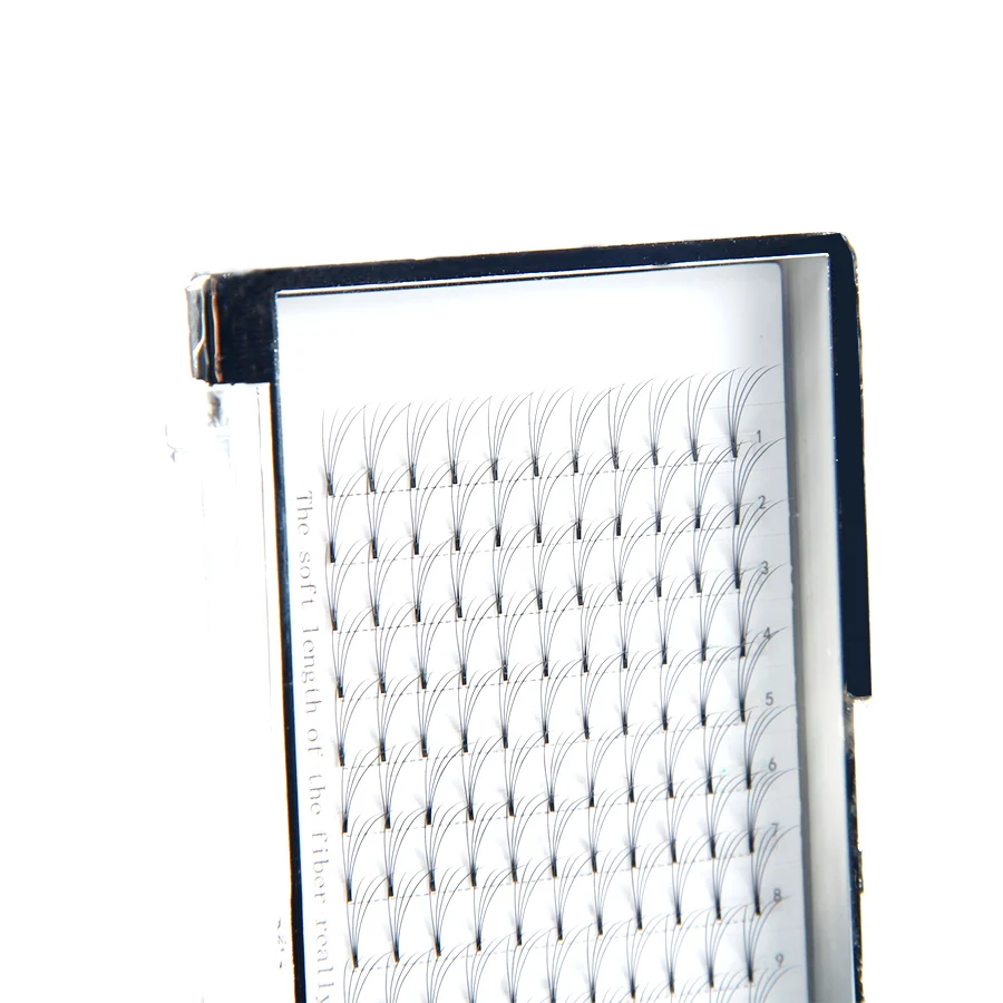

LGALUX 4D 12 Rows soft natural 132 bundles false eyelashes 0.1mm thickness hand-made mink premium fake eyelashes pre made fans