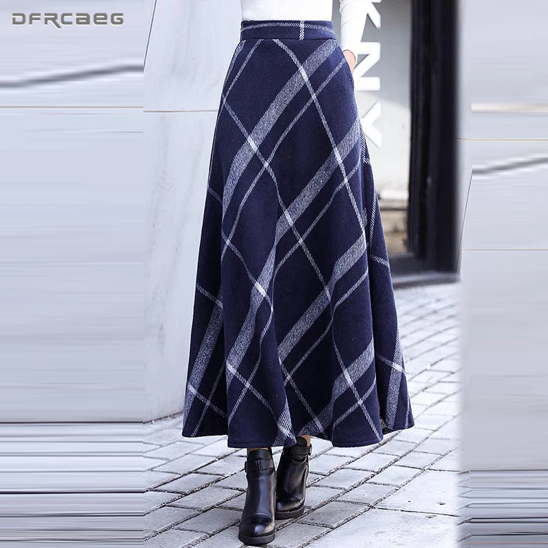 warm maxi skirts