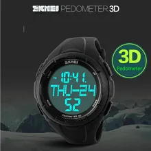SKMEI люксовый бренд мужские спортивные часы цифровой светодиодный кварцевые наручные часы шагомер калории военные часы relogio masculino 1122