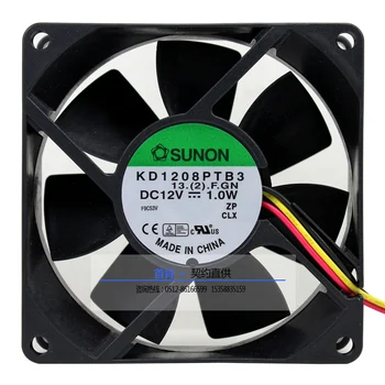 

NEW SUNON KD1208PTB3 1.0W 8025 double ball bearing silence ATX cooling fan