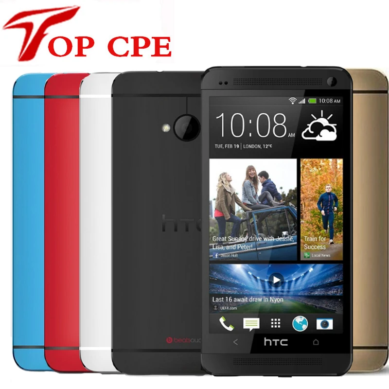 Unlocked Original HTC One M7 801e 32GB Android 4 1 Quad core 1 7GHz 4G LTE
