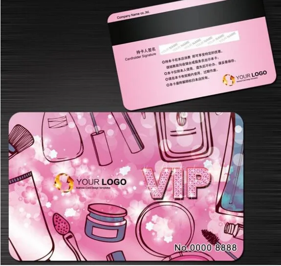 Шт. 1000 шт. на заказ ПВХ карта VIP и пластиковые карты членские карты Hico+ кодировка и штрих-код 128 и серийный номер карты