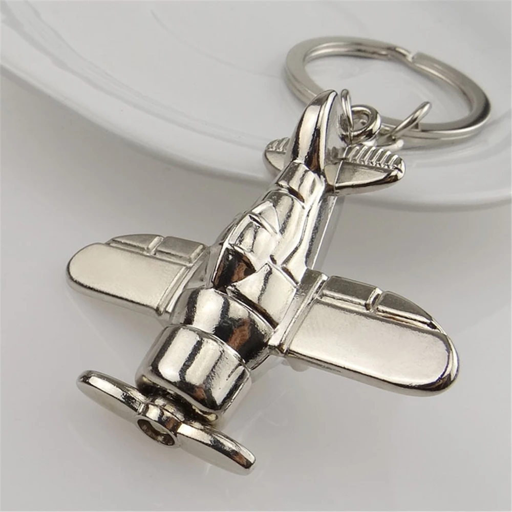 

For Chrysler Volvo Suzuki Land Rover Pontiac Lexus Ford Buick Keychain Creative Gift 3D Metal Model Airplane Aircraft Key Chain