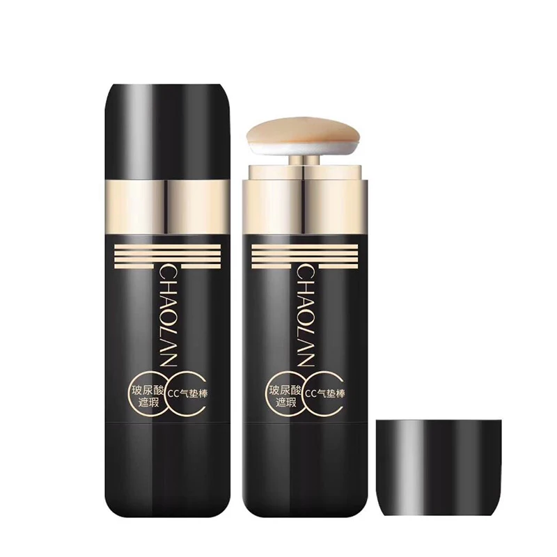 ICYCHEER Pro Makeup Hyaluronic Acid Roller Foundation Cosemtics Natural CC Cream Whiten Concealer Moisturizing Stick |