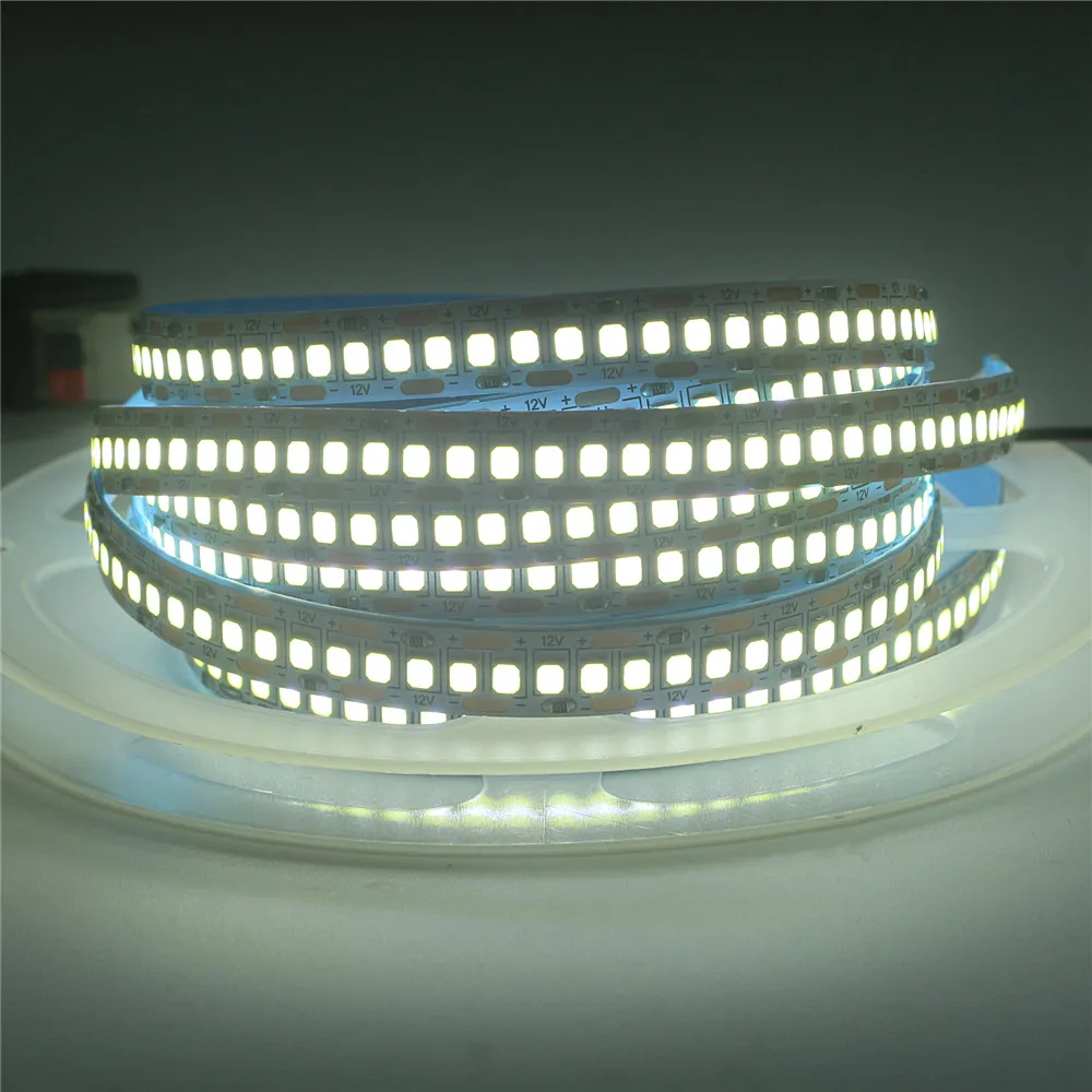 Высокояркие Светодиоды SMD 2835 светодиодные лампы постоянного тока 12 В 24 гибкая