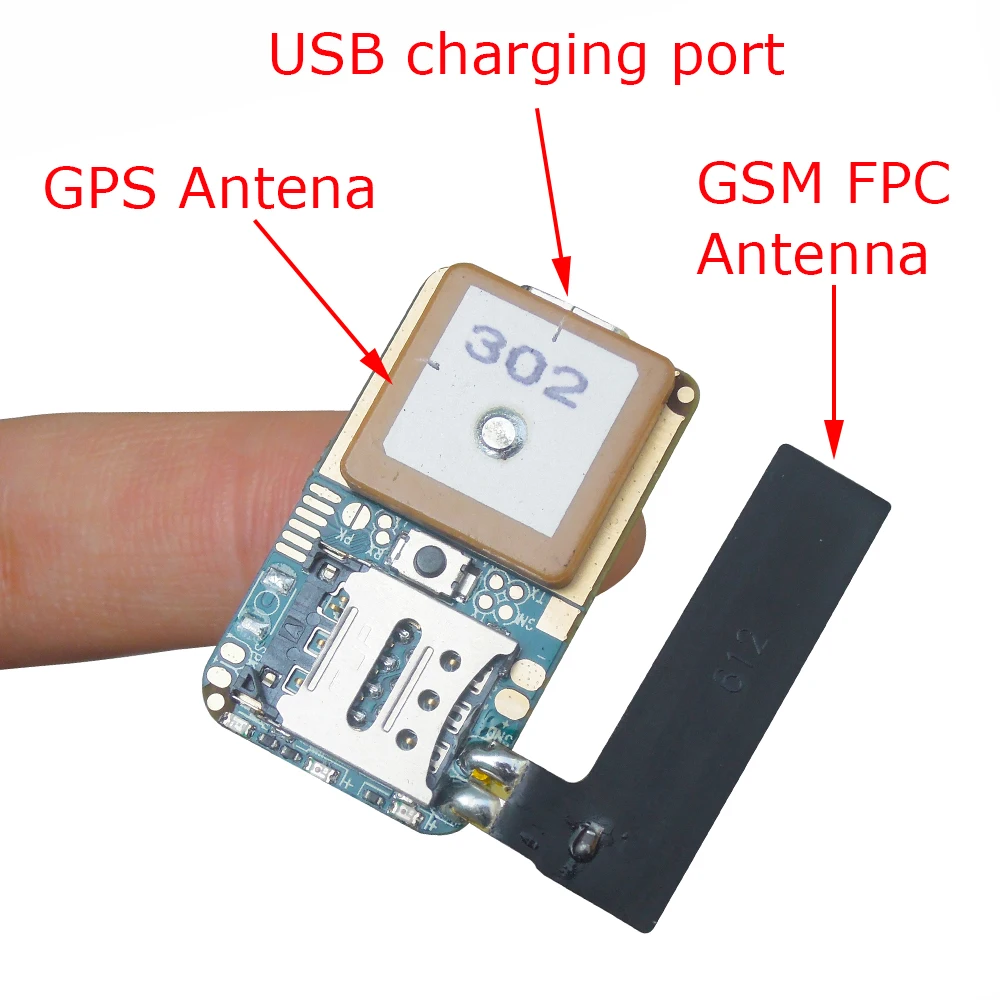 Topin 365 gps самая маленькая в мире GSM чип устройства слежения ZX302 ZX612 micro мини печатная
