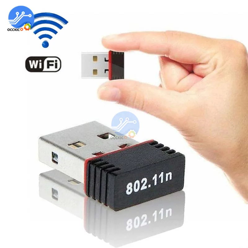 Беспроводной адаптер MTK7601 150 Мбит/с USB WiFi 802.11n/g/b IEEE 801.11n 802 11g 802.11b LAN + антенна для ПК