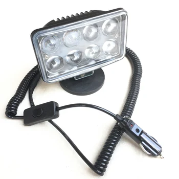 

Portable Magnetic base Auto LED work light 40W Spot beam Offroad headlight 4x4 truck Off roads Rescue Search Boat Spotlight lamp