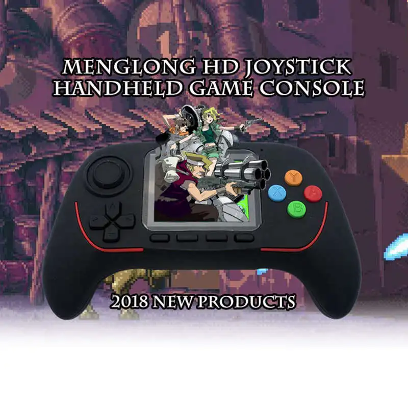 New Hot Childhood Classic Game With 788 Games 2.5 Inch Hd Screen 16-Bit Pvp Portable Handheld Game Console - Color: Black