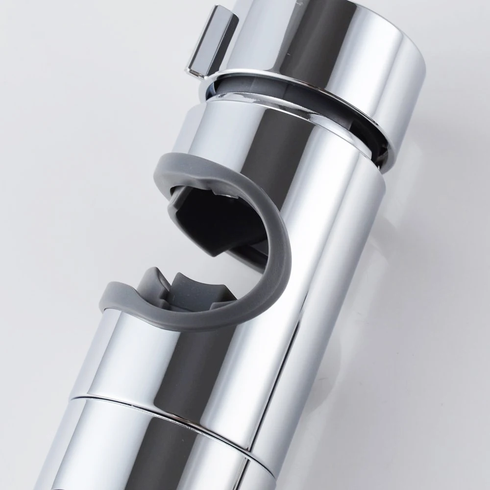 Универсальный 18-25 мм O.D. Регулируемый держатель кронштейна для ручного душа для ползунок слайдера для ванной комнаты ABS хромированный