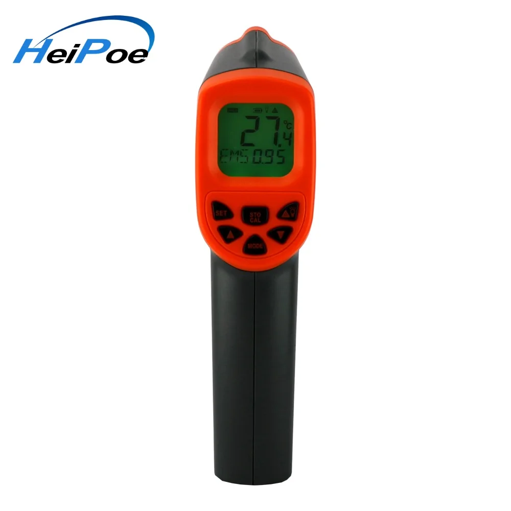 AT800 Digital Infrared Thermometer -32~800 C Non-Contact laser IR Temperature Gun Pyrometer Aquarium Emissivity Adjustable AT800 Digital Infrared Thermometer -32~800 C Non-Contact laser IR Temperature Gun Pyrometer Aquarium Emissivity Adjustable