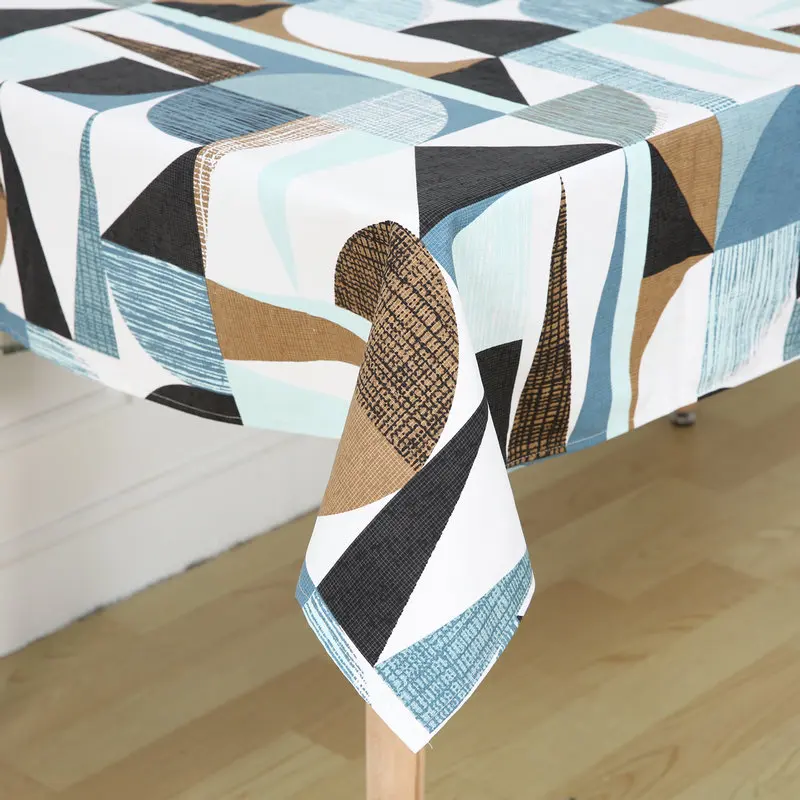 Fahion New abstract Canvas series Tablecloth Geometric Printing Table