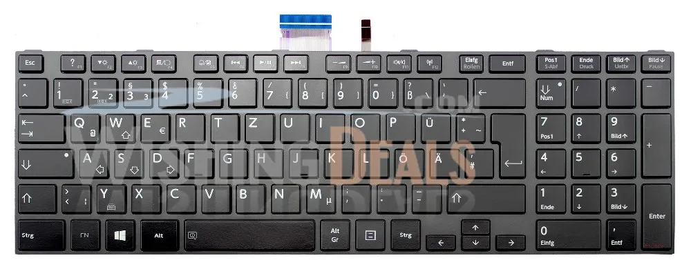 New Laptop Keyboard Replacement for Toshiba Satellite S75-A S75-B S75D-A S75D-B S75DT-A S75DT-B S75T-A S75T-B with Frame with Backlit US Layout Black Color