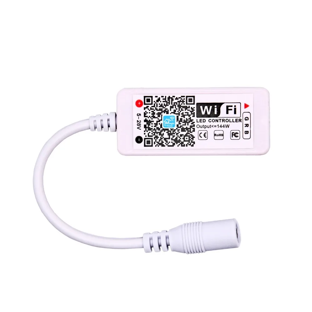 BEILAI DC 12V Mini WIFI LED RGB Controller With DC Female By font b Smartphone b