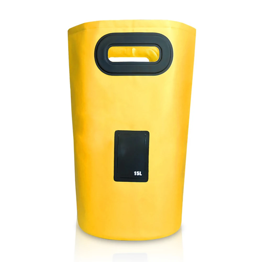 MrY 15L складное ведро для кемпинга, контейнер для хранения воды, умывальник - Цвет: Yellow