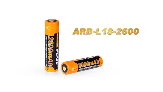 

Fenix ARB-L18-2600 3.6V 18650 2600mAh Rechargeable Li-ion Battery
