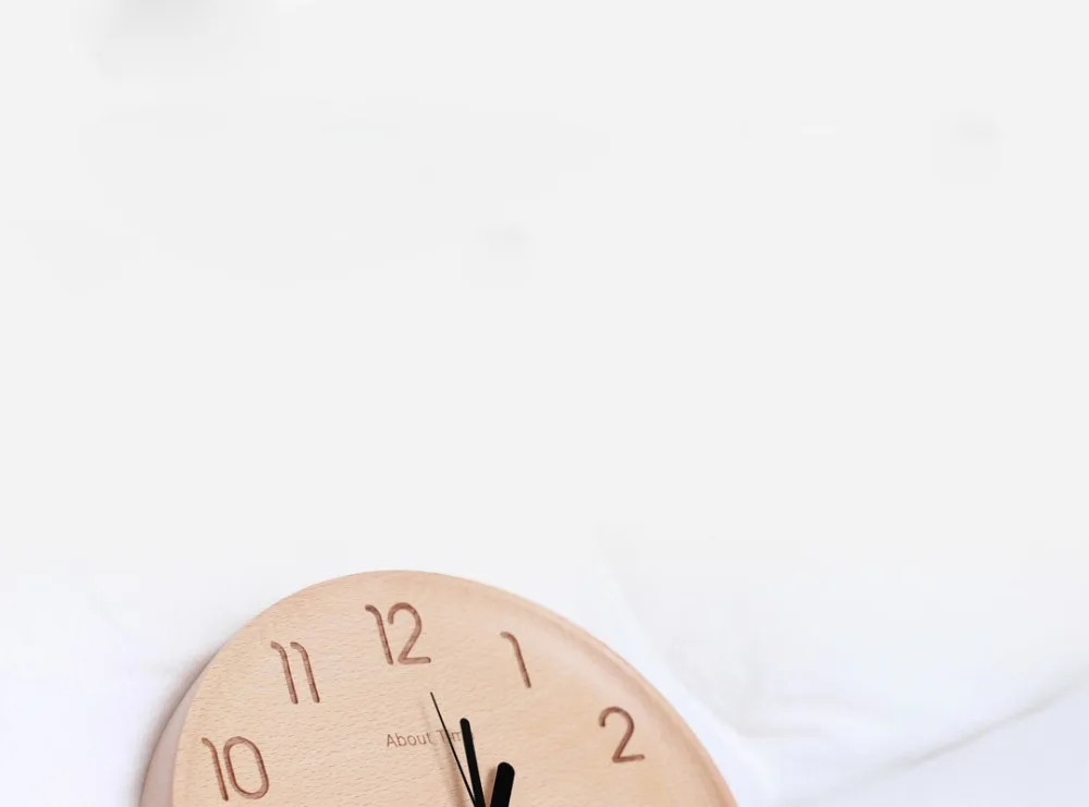 New Version Xiaomi Watch Wood Simple Digital Clock Wood Texture, Simple Design, Timepiece Timekeeper horologe (6)