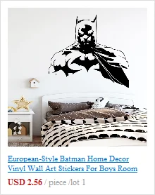 Креативные аксессуары для украшения дома из Цитата Бэтмена с супергероем, виниловые наклейки для детской комнаты