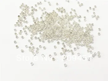

Wholesale !! 2mm 10000pcs/lot Tube Crimp Beads Fit Chunky Necklace Making
