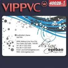 A40028-1 Мода прозрачный печать карт из ПВХ