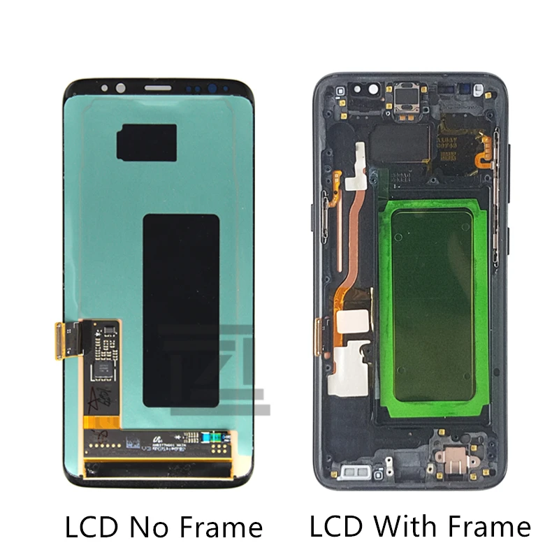 ЖК дисплей для Samsung Galaxy S8 g950 s8 plus дигитайзер сенсорного экрана в сборе + рамка
