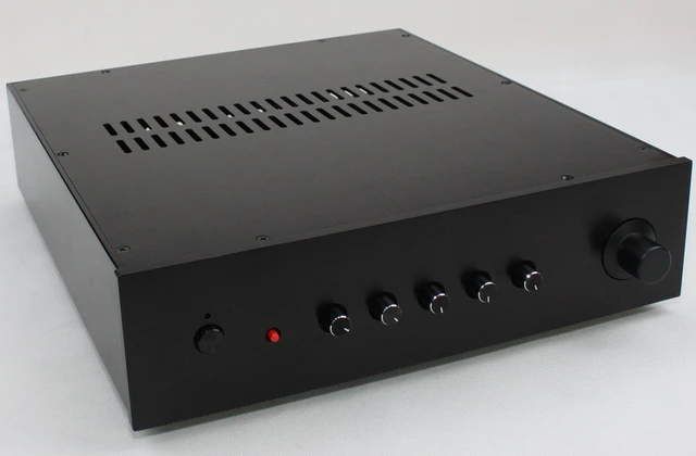 WF1178 Black Aluminum Enclosure 5.1-Channel Preamp Chassis Amplifier Case  DIY Box 380*355*92mm - AliExpress