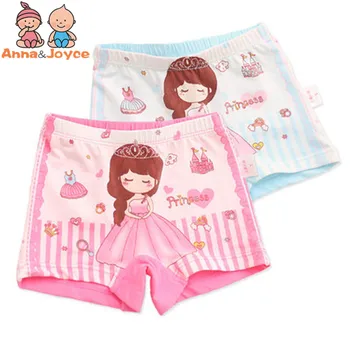 

12 pcs/lot Girls Princess boxer Underwear Kids Panties Girls'boxer Child Panties suit 2-10 years