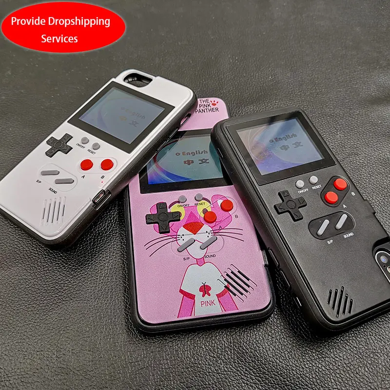 

20Pcs/lot Color Display 36 Classic Game Phone Case For iPhone 6 7 8 Plus X XS Max XR Console Game boy Soft TPU Silicone Cover