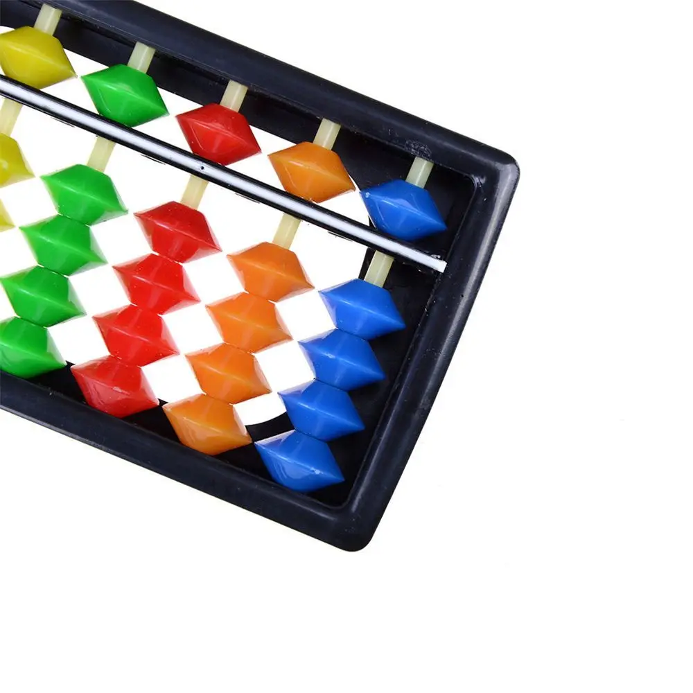 13 Колонка портативный пластиковый красочный бисер Abacus арифметический расчетный инструмент Канцтовары для обучения математическое образование игрушки