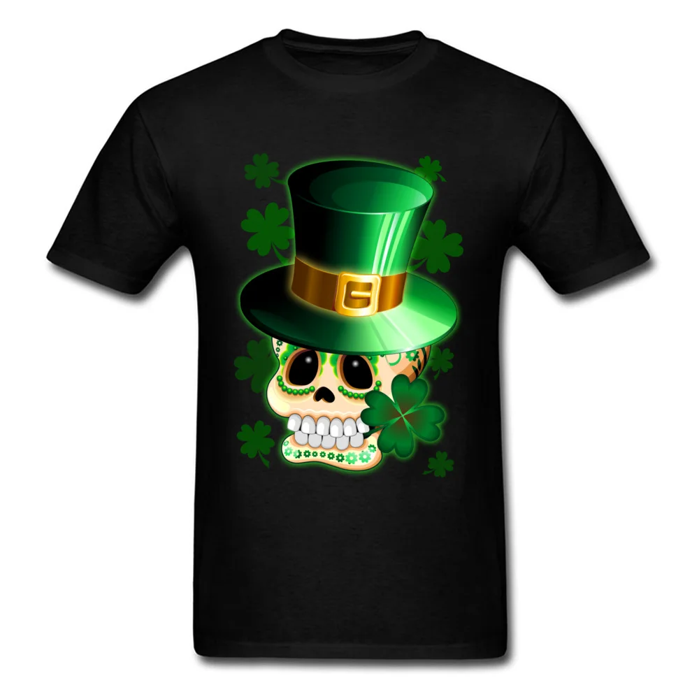 St Patrick Skull Cartoon_black