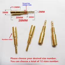 (12 pces jato piloto/pacote) carburador mikuni kawasaki kz z1 jato lento gn250 rs34-40 TM33-40 bs vice injector bico