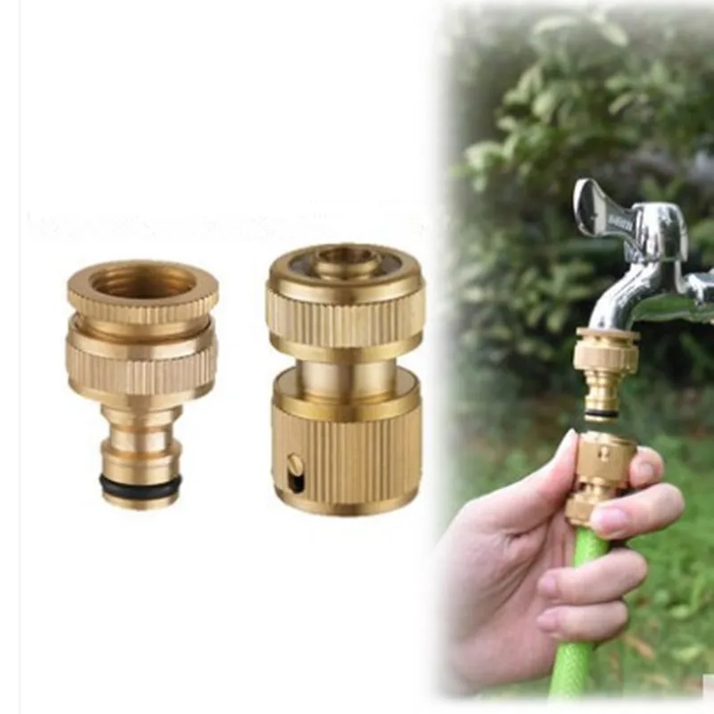 

Tap Connnector with 3/4inch 1/2inch Flow Connector Hose Fittings & Coupling Garden Hose Connectors Watering & Irrigation X102