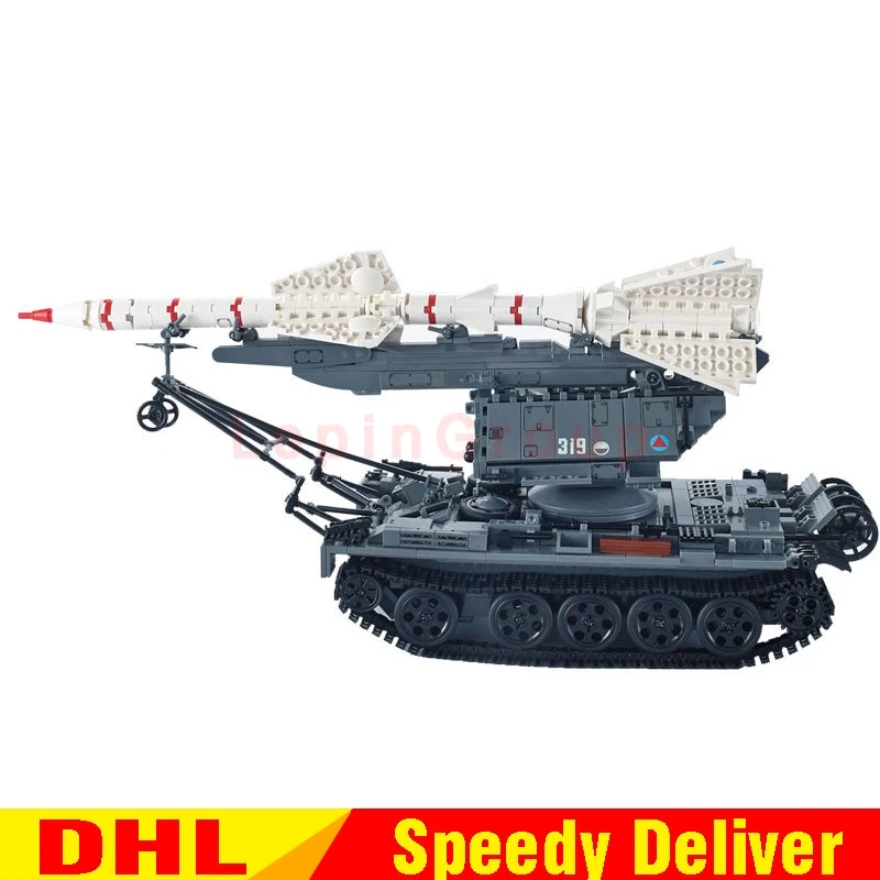 

Xingbao 06007 Military Series The SA-4 Ganef Set Building Blocks Bricks Children Leinly Toys Model Birthday Gifts Clone Lepinges