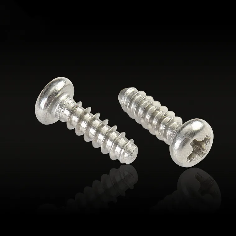 100pcs/lot M2 M2.3 M2.6 Stainless steel pan head philips self tapping