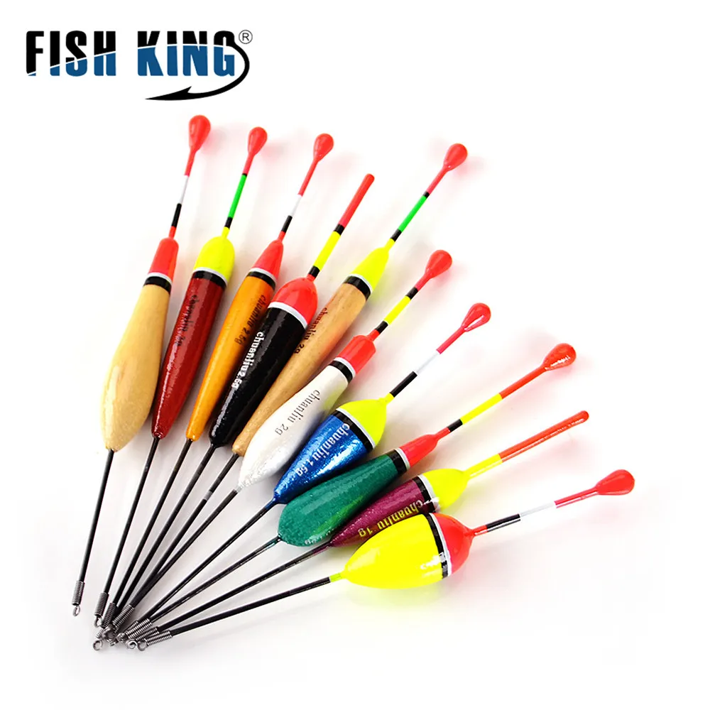 

Hot New 10PCS/Lot Mix Size Color Fishing Float Bobber Set Buoy Boia Floats For Carp Fishing Tackle Accessories