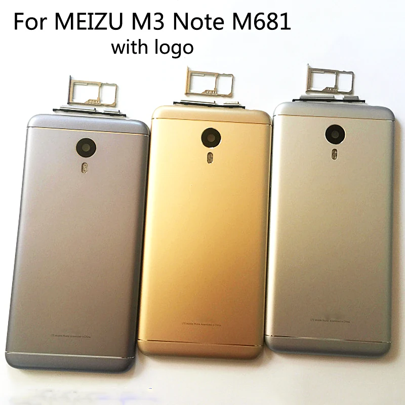 

Original New Battery Door Back Cover Housing Case For MEIZU M3 Note 5.5 Inch M681h m681q With Camera Lens + Power Volume Buttons