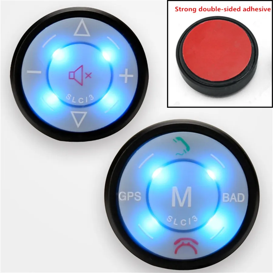 

Universal Car Steering Wheel Control DVD Navigation Button Wireless Car Android GPS Navigation Remote Control Buttons Free Ship