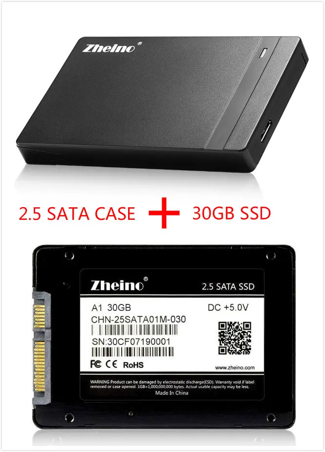 Zheino P1 USB3 0 External SSD 30GB Super Speed with 2 5 SATA Solid State Drive