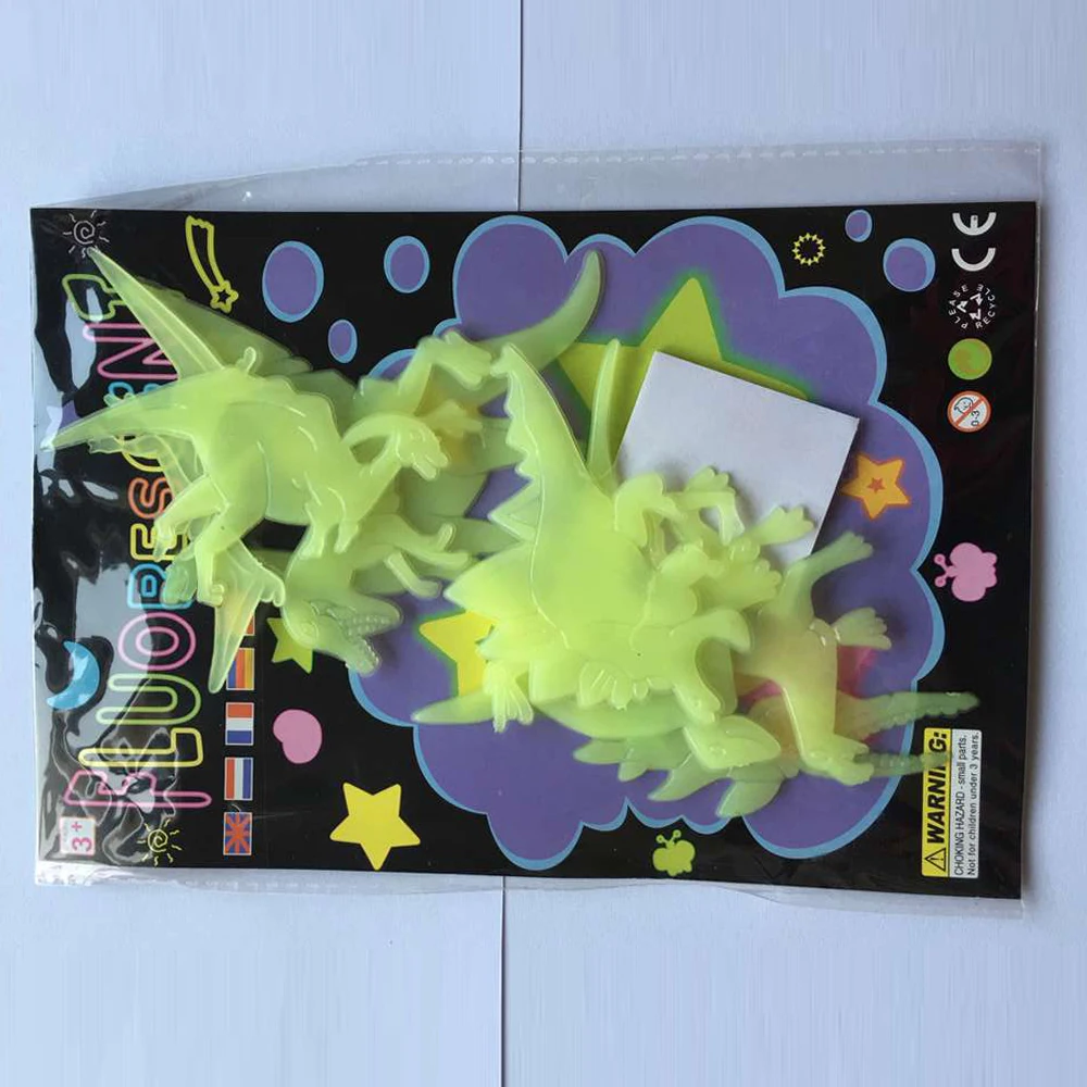 9pcs/set Dinosaurs Glow In The Dark Toys for Children DIY Stickers Ceiling Decal Baby Kids Room PVC Sticker Party Gift 9pcs/set Dinosaurs Glow In The Dark Toys for Children DIY Stickers Ceiling Decal Baby Kids Room PVC Sticker Party Gift