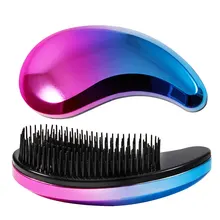 1pcs Anti-static Hair Brush Comb Styling Tools Shower Electroplate Detangling Massage Combs for Salon Styling Women Girls Hair 1pcs Anti-static Hair Brush Comb Styling Tools Shower Electroplate Detangling Massage Combs for Salon Styling Women Girls Hair