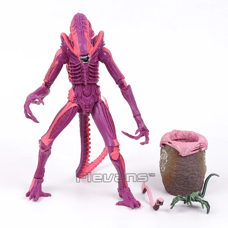 NECA ALIENS Red Alien with Chestburster & Facehugger PVC Action Figure Collectible Model Toyin
