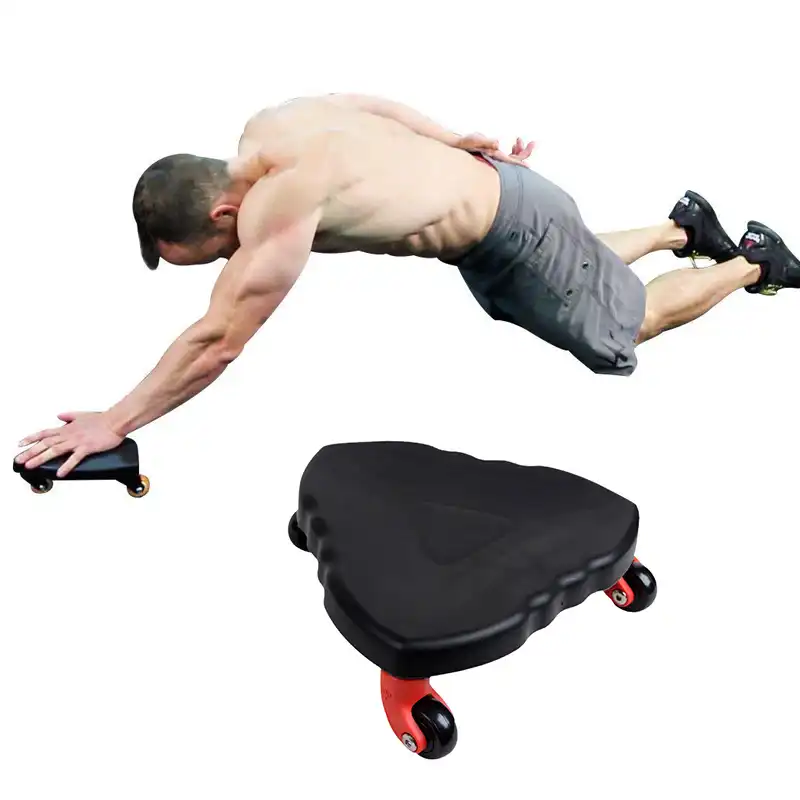 Ab Machine Abdominal Workout Exerciser Wheel Plate Trainer /& Hand Gripper