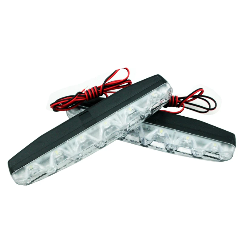 

2Pcs/Set Day lights 100% Waterproof DRL Daytime Running Lamp Fog Light High Power White Color LED Bulb Hot Selling