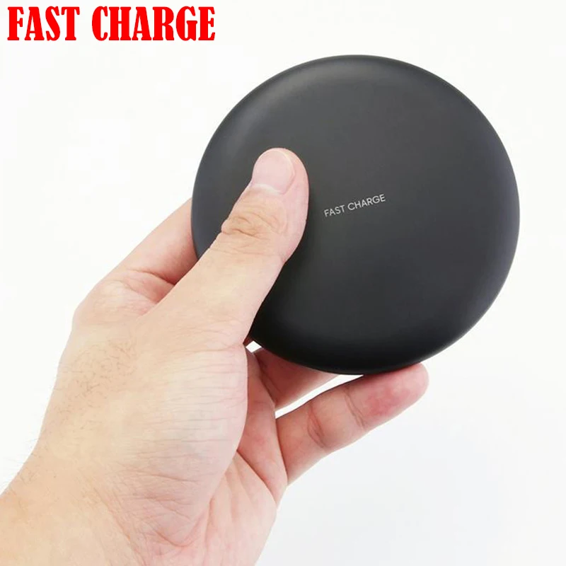 

QI Fast Charger Wireless Charging Pad 9V Phone Charger for iPhone 8/X Samsung galaxy Mini USB QI Standard WXC01 C4