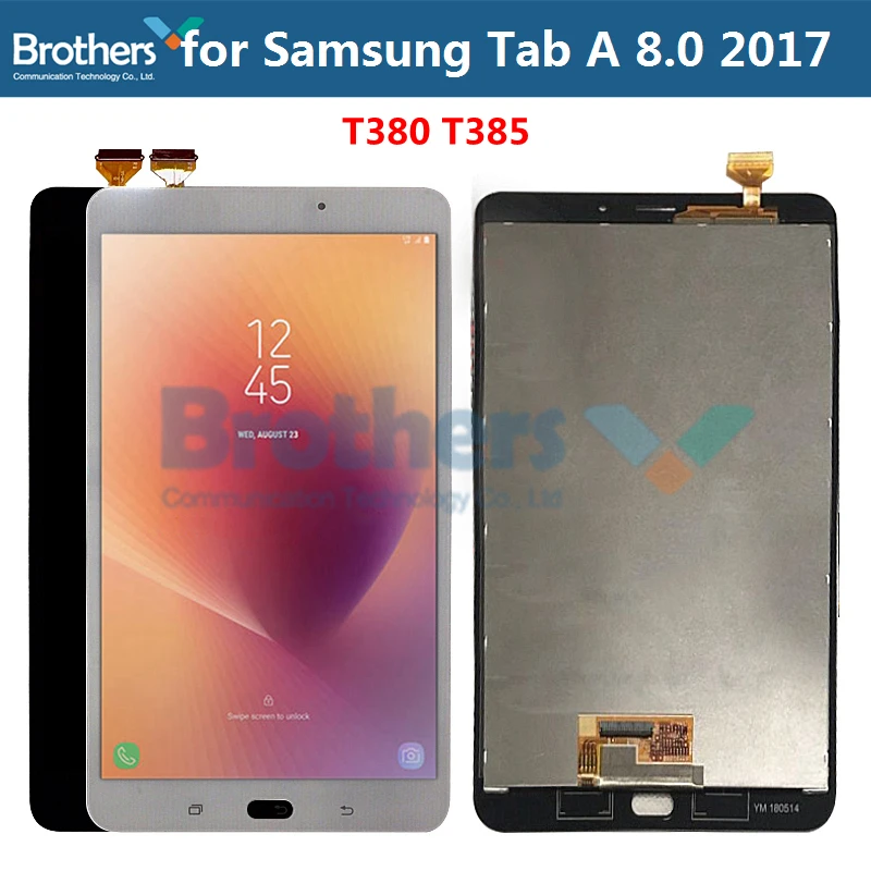 ЖК дисплей для Samsung Galaxy Tab A 8 0 2017 T380 сенсорный экран с дигитайзером панель дисплея