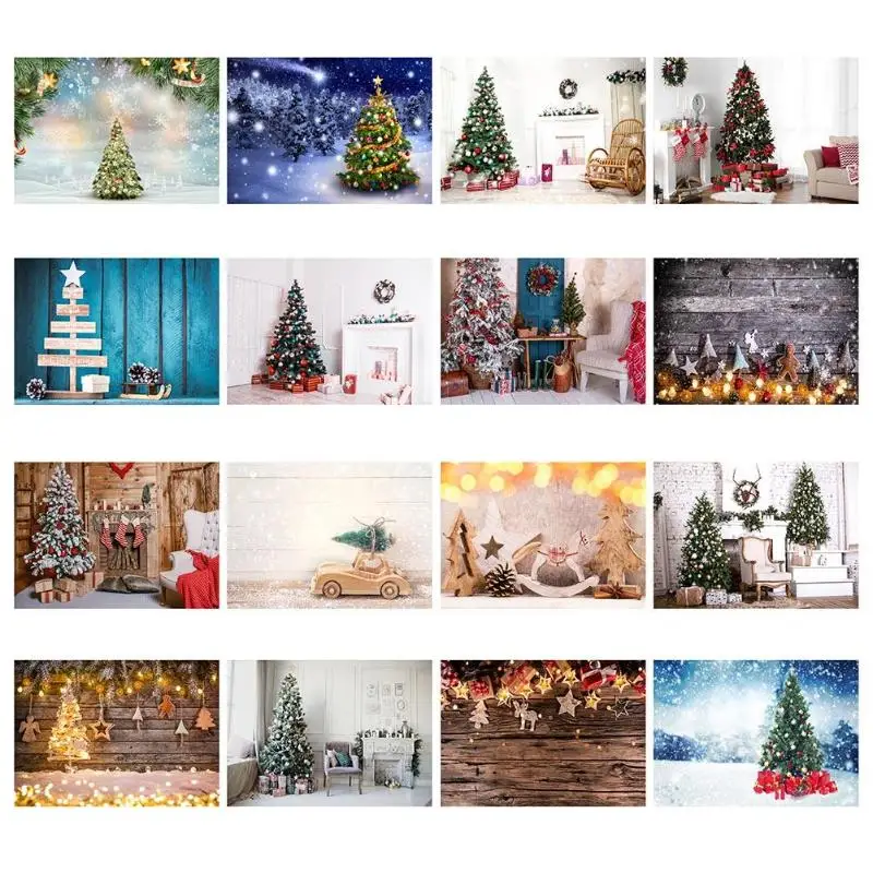 Рождественский тематический цифровой фон для фотосъемки Ткань Фотостудия вечерние принадлежности для дома Рождество Новогодний Декор