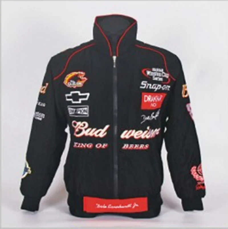

Women and men's F1 fashion suit Chevrolet jacket embroidered long-sleeved coat